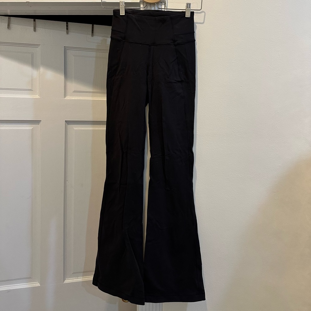 Lululemon Black Groove Flare Leggings